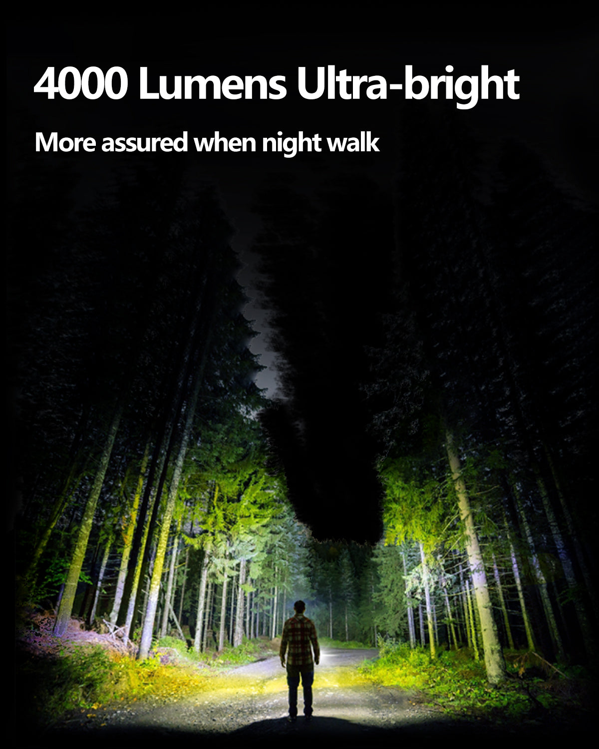 BC10 Flashlight – 4000 Lumens Super Bright