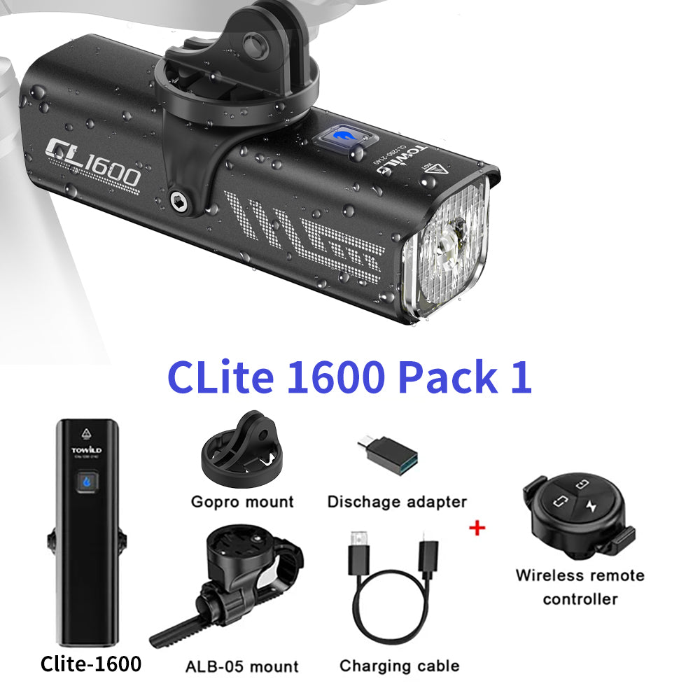 CL1600 Smart Wireless Control Rechargeable Bike Light