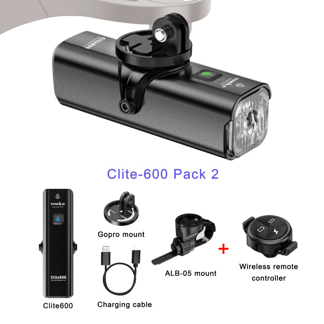 CL600 Smart Wireless Control Rechargeable Bike Light