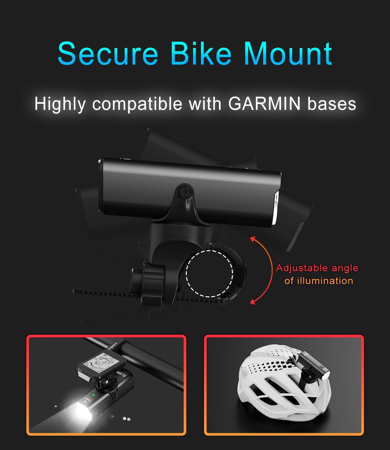 CL600 Smart Wireless Control Rechargeable Bike Light