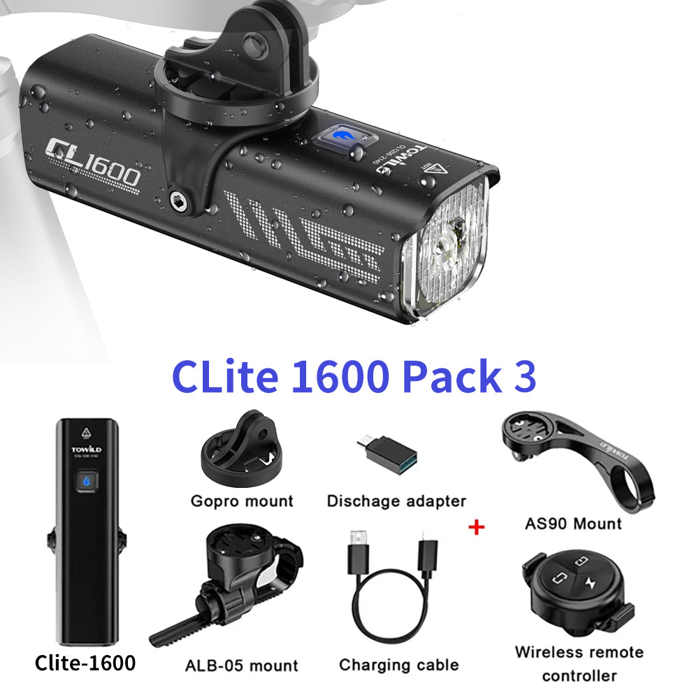 CL1600 Smart Wireless Control Rechargeable Bike Light