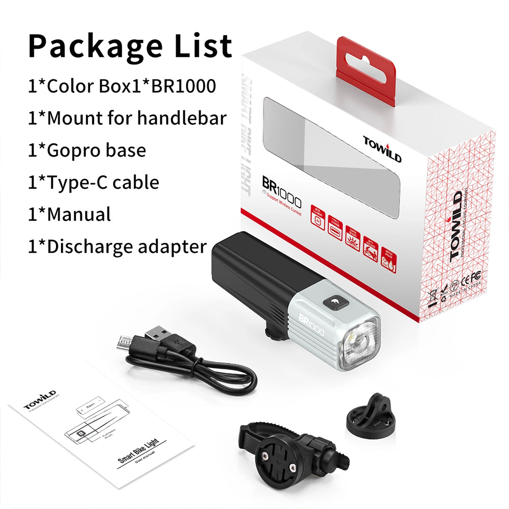 TOWILD BR1000 Bike Light