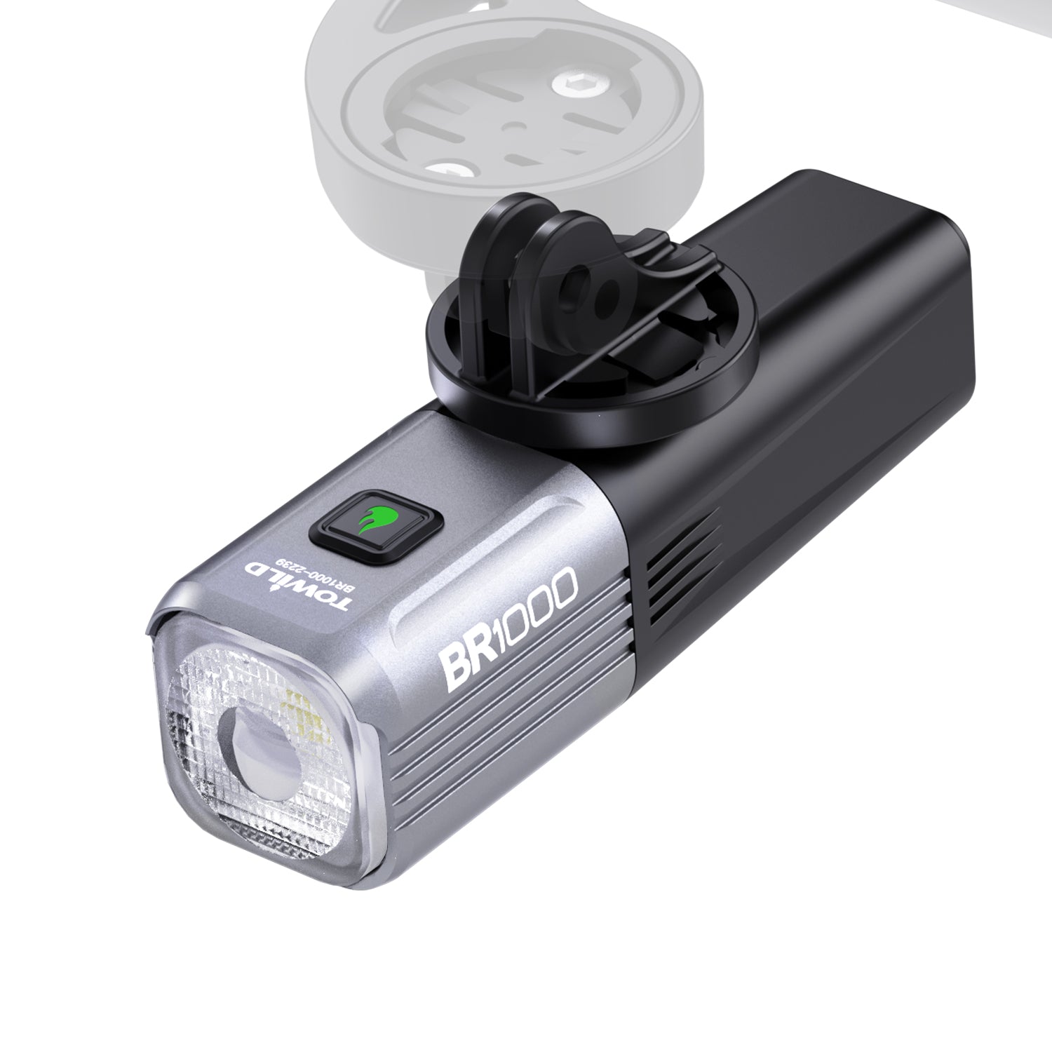 BR1000 Professional Riding Bike Light - Gray