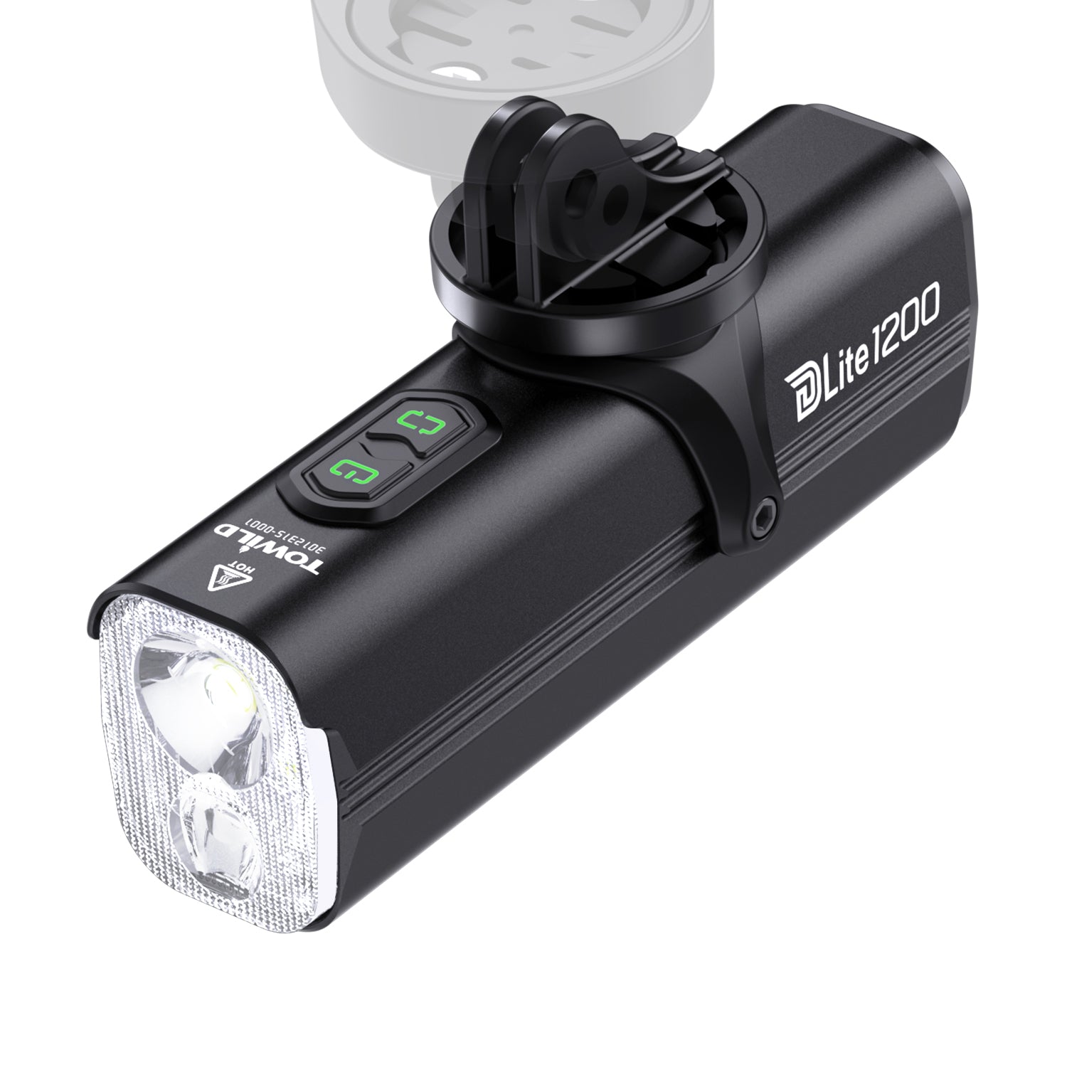 DLite1200 Dual Light Source Rechargeable Bike Light