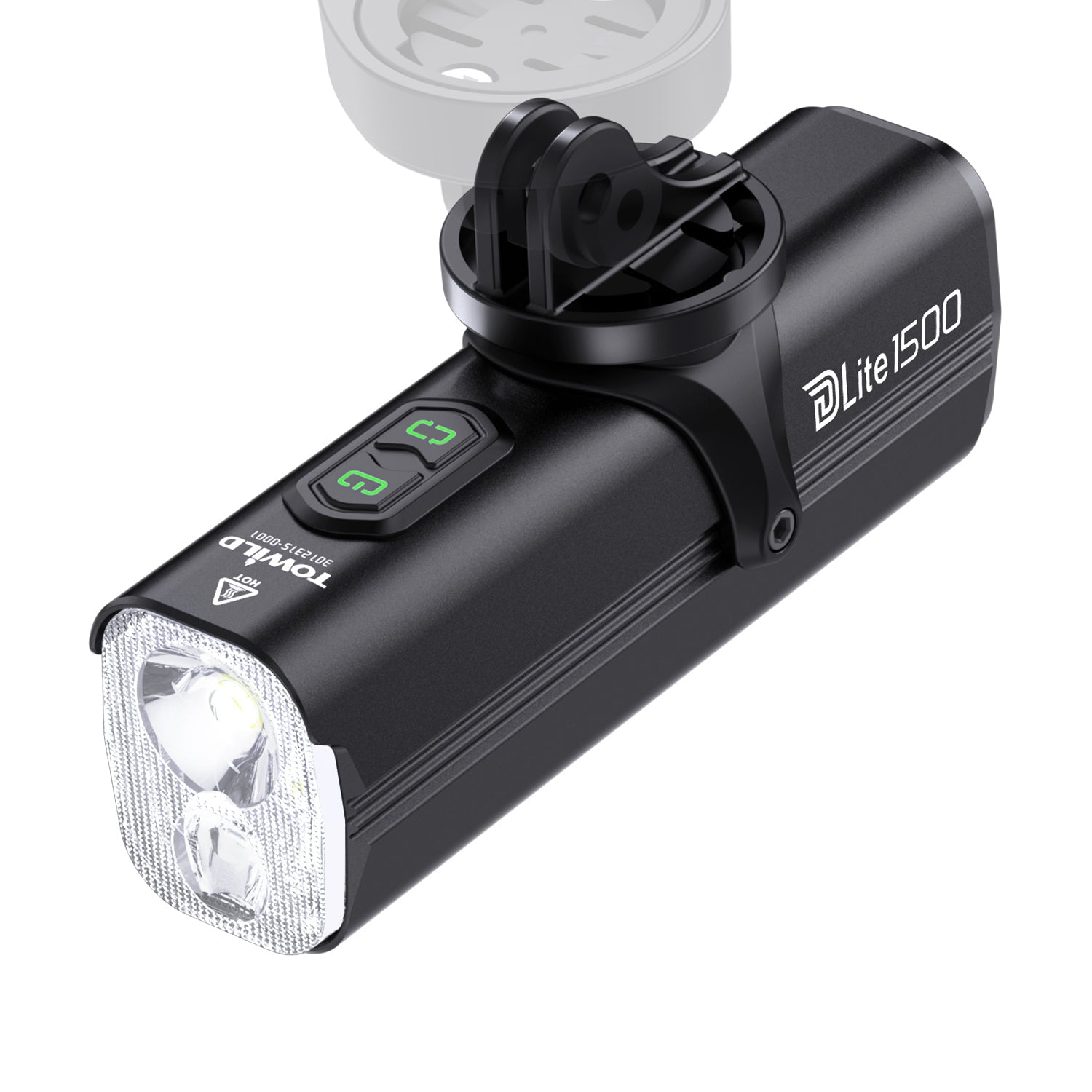 DLite1500 Dual Light Source Rechargeable Bike Light