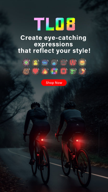 Stand out on every ride with the TOWILD smart tail light. This banner shows how you can create eye-catching pixel expressions to showcase your style and enhance your visibility.