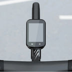 Top view of a GPS bike computer securely installed on the TOWILD AS70 V2.0 extension mount. Compatible with Garmin, Magene, and iGPSPORT for a clean, aerodynamic road bike setup.