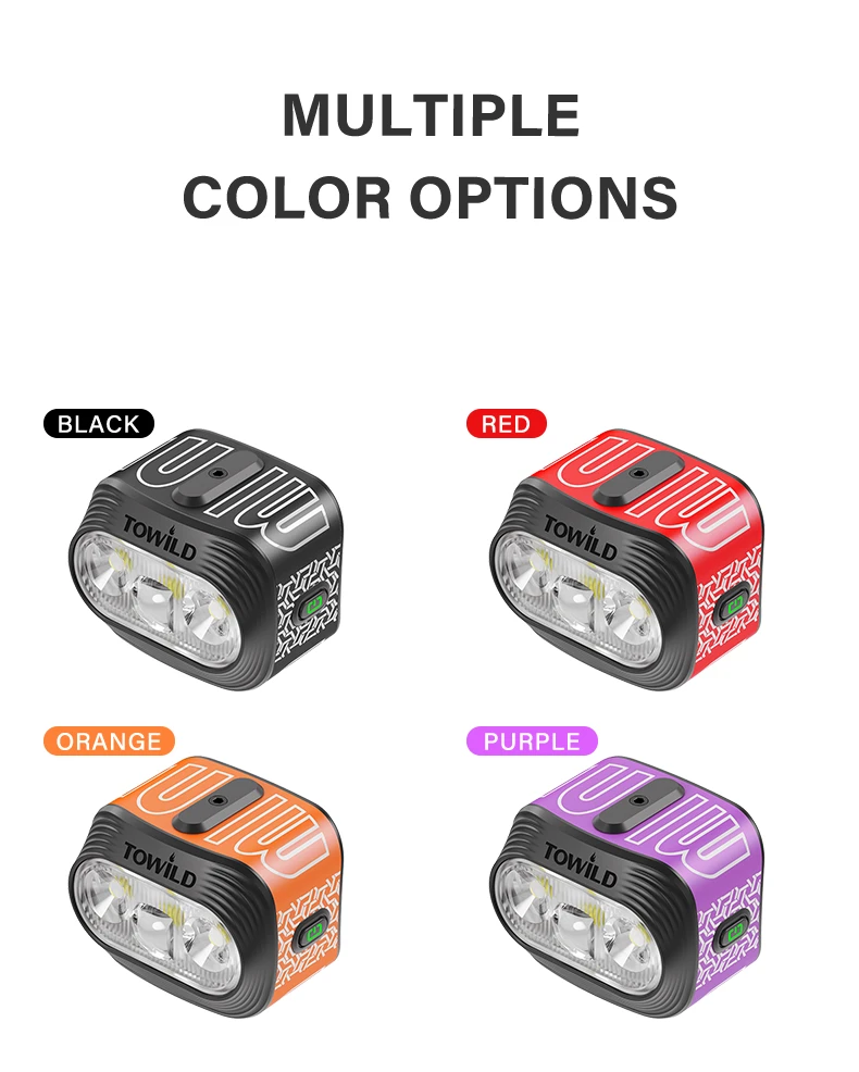<h2>Choose the Color That Matches Your Ride</h2><h3><em>Black, red, orange and purple finishes bring personality to the same compact BLMINI performance.</em></h3>