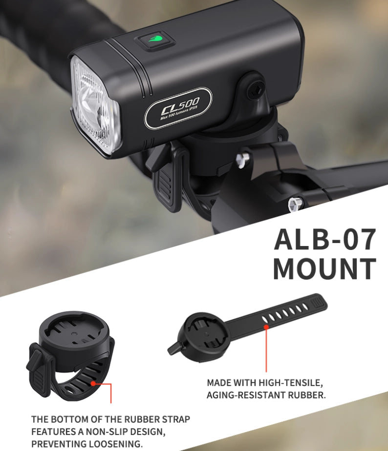 <h2>Lock In and Roll Out</h2><h3><br/><em>A secure, no-fuss handlebar mount.</em></h3>
