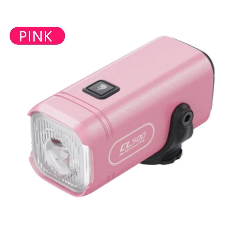 Pink Towild CL500 500-lumen rechargeable bike light