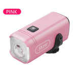 Pink Towild CL500 500-lumen rechargeable bike light