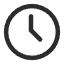 Long runtime clock icon indicating extended battery duration.
