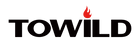Official Towild brand logo in black text with red flame icon. Professional manufacturer of smart anti-glare bike lights and outdoor cycling equipment.