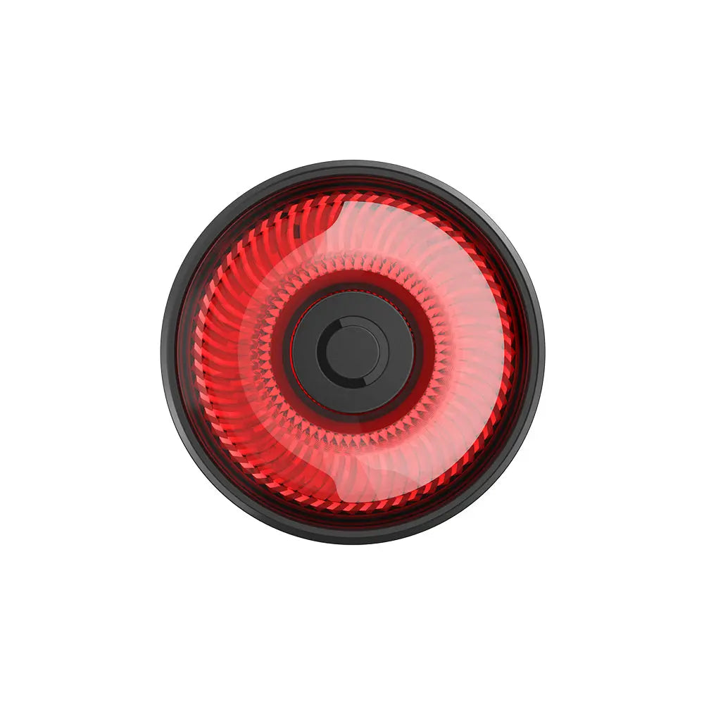 Front view of the TOWILD TL03 bike tail light lens showing the LED pattern
