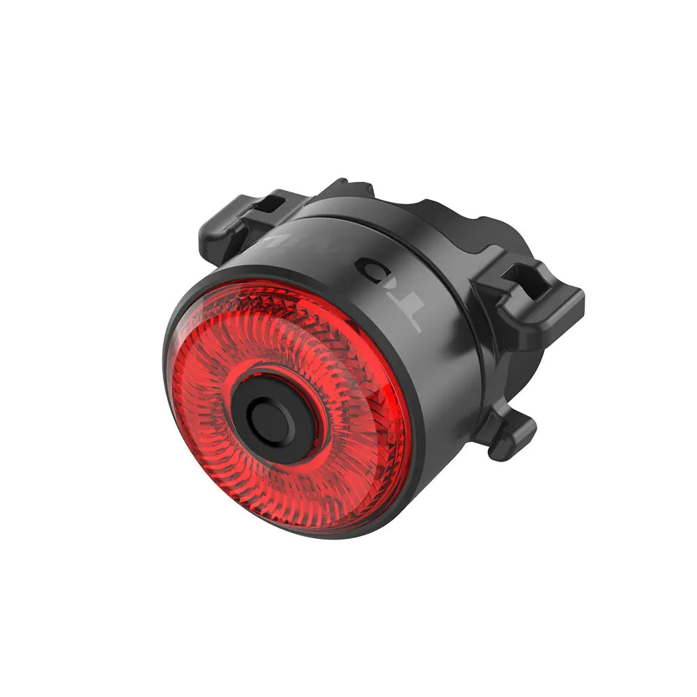 TOWILD TL03 smart brake sensing rear bike light angled view