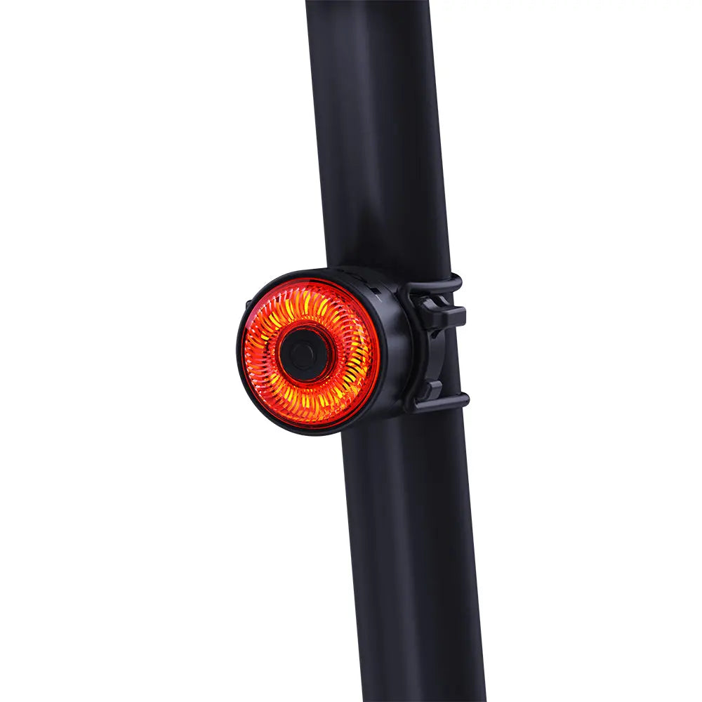 TOWILD TL03 smart tail light mounted on a bicycle seat post for high visibility