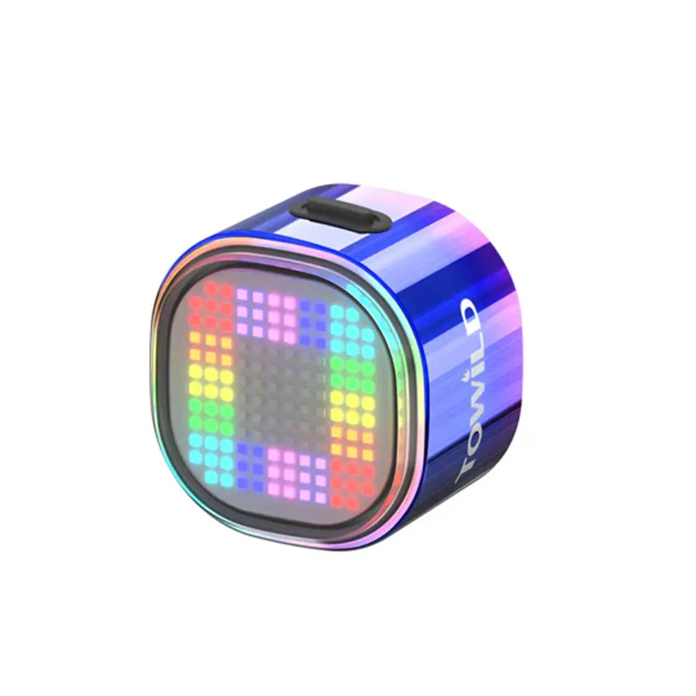 The Blue Pink Gradient model of the TOWILD TL08 with a colorful RGB letter 'C' animation.