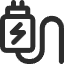 USB-C charging icon.